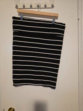 Torrid Striped Pencil Skirt